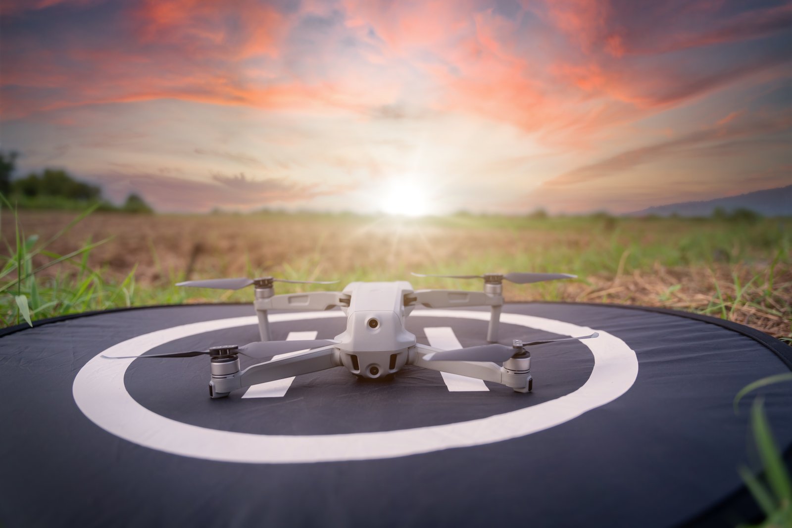 Drone listo para despegue